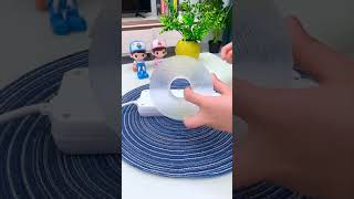 试试这个超火的#纳米双面胶，用多少你就剪多少，粘性特别强，怎么扭都不会掉#好物推荐🔥