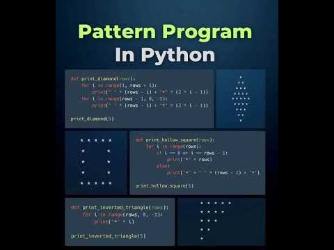 #python pattern program #shorts  #viral #trending  #yt #ytshorts
