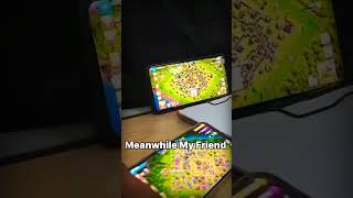 Gamer friend 😎 Studying Clash of Clans #Clashamania #ClashOfClans