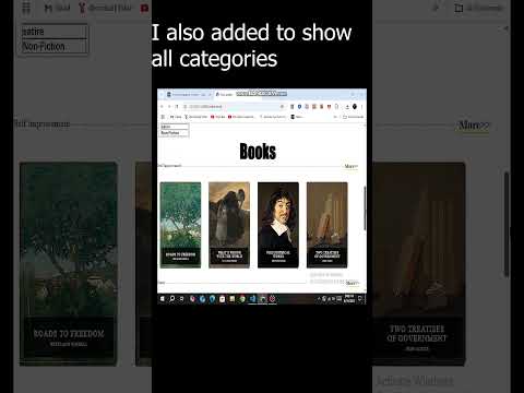 Building a Books Library in Html Css And JavaScript - FrontEnd Website Project
