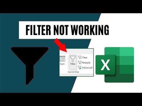 7 Best Ways- How to Fix 'Filter Not Working' in Excel Quickly & Easily! | Excel Tech & Tricks