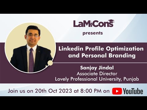 LinkedIn Profile Optimization and Personal Branding