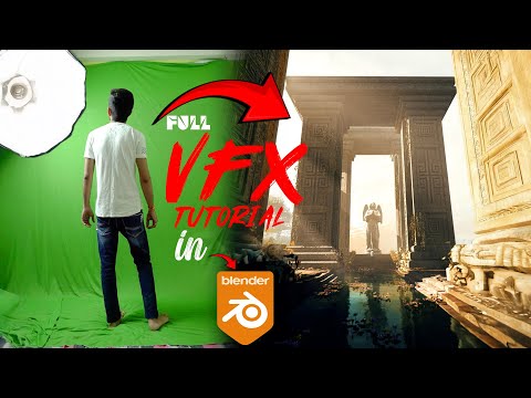 Amazing Gate VFX BREAKDWON | Green Screen Tutorial | Blender Tutorial |