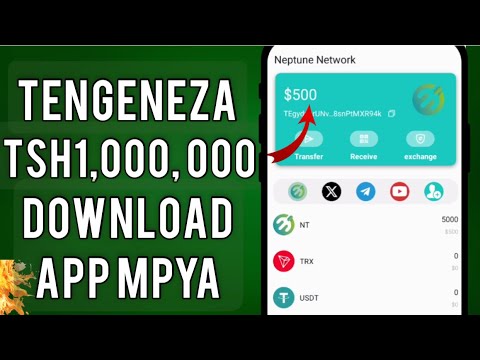 Tengeneza Pesa Tsh 1,000,000 ($500) Kwa Kudownload App Hii Mpya Kuhold Neptune Airdrops.
