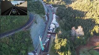 Mt Messenger Bypass: flyover July 2025