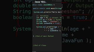 Java 101: What are Java Variable Data Types #java #javaprogramming #javatutorial