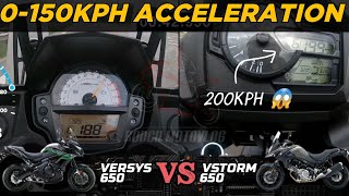 Kawasaki Versys 650 🆚️ Suzuki V-Storm 650/XT | 0-150kph Acceleration | Top Speed | Pros & Cons 🔥
