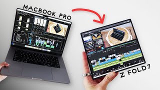 I tried to replace my laptop with the Z Fold7...