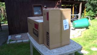Unboxing Zusammenbau Brast Rasenmäher
