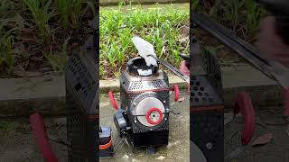 Demonstration of how to light a courtyard wood stove #woodstove #campfire #campping #outdoors
