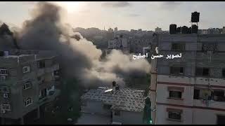 Jewish state airstrikes destroyed the civilian home in the Al-Zaytoun neighbourhood of Gaza City.