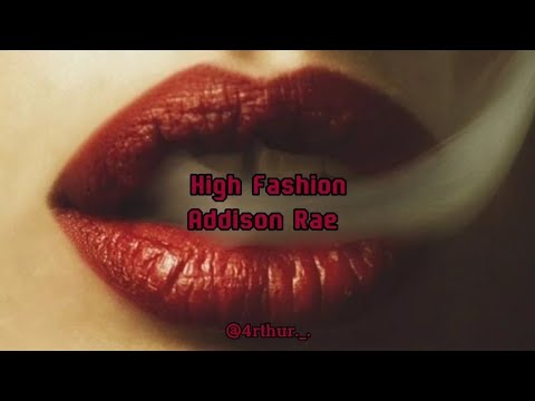 High Fashion - Addison Rae (Lyrics/Legendado/Tradução Pt-Br)