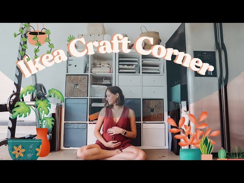 Creating My Ultimate Ikea Crafting Corner + Behind the Scenes 21 Weeks Pregnant!