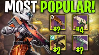 TOP 10 MOST USED Weapons In The Edge of Fate (Most Popular) Destiny 2 | Weapon Guide