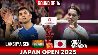 WHAT A MATCH!! Lakshya SEN (IND) vs Kodai NARAOKA (JPN) | DAIHATSU Japan Open 2025 | Round of 16