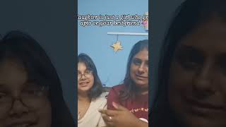 Maa beti and their madness#momanddaughtergoals#maabeti#daughterlove#bestfriend#dramaqueens#mastitime