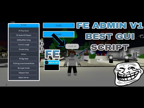 FE Brookhaven Troll Admin HD Rank Script Gui Hack | Supports All Executors