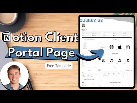 Using Notion as a client portal | Free template | Notion CRM