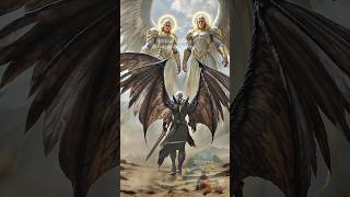 The Demon Who Dared to Confront God's Two Most Powerful Angels. #god #bible #shorts