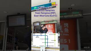 Tampines MRT Station (EWL, Exit C) to Indigo Tampines Plaza 1
