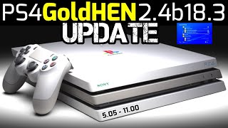 ✅ New GoldHEN 2.4b18.3 for PS4 Review and Setup ✅