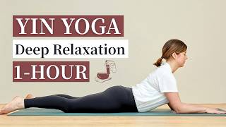 Deep Healing Yin Yoga - 1 Hour of Stillness for Stress & Tension Relief