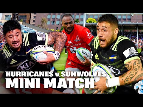 TJ's CRAZY Good DUMMY Into a Try! Hurricanes v The Sunwolves of Japan in Tokyo  🇯🇵