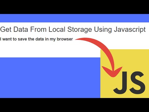 Local Storage in JavaScript