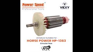 PowerSpeed Armature For HP-1363 Horse Power M/C | Armature Manufacturer #circularsaw