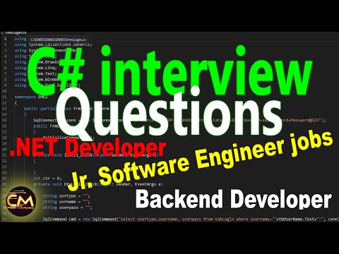 C# Interview MCQs for Jr. .NET Developer | Ace Your Next Software Developer Interview #CSharp