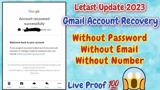 how to recover lost gmail account 2023 || how to recover google account || gmail account recovery