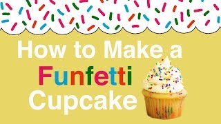 How to Make a Funfetti Cupcake! ✨🎂🎂🎂✨ #DessertArtist #Sweet #FineArt