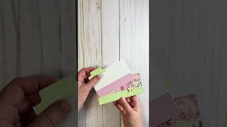 Easy 6x6 Paper Pad Pockets Tutorial  #craftgiveaway #shorts