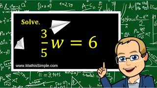 Solving One-Step Equations with Fractions | Expressions & Equations | Grade 6