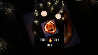 Fire box diy ideas 🔥#shortfeed #textureartist #fireart #firebox