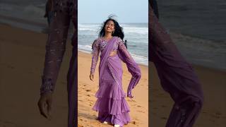 This outfit is just wow 🪻🪻 #asvivlogs #minivlog #saree #shortvideo