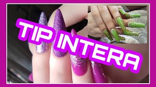 XTENXION NAILS TIP INTERE DOPO 4  SETTIMANE