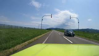 道の駅さるふつ公園→エヌサカ線→道の駅マリーンアイランド岡島近く （タイムラプス）