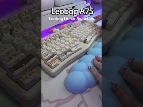 ASMR Heaven: Leobog A75 Keyboard Unboxing & First Type Test