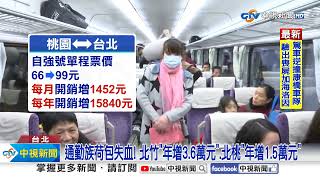 台鐵6/23漲價!北桃通勤"年增1.5萬元" 運安卻漏洞百出?!│中視新聞 20250424