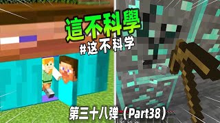 我的世界：不科學的MC第三十八彈，MC中有圓了？史蒂夫小屋你看過嗎？木鎬能挖鑽石礦？【小黑游戏部落】