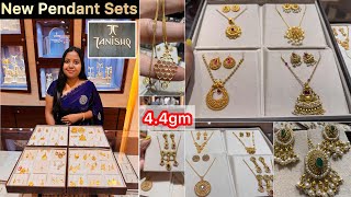 4gm😲🥰Latest New gold Pendant sets from Tanishq | Traditional & stylish Gold pendant sets ✨