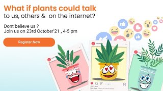 #PlantAConversation | Join us on 23rd October 2021 | For Plant Lovers And Innovators