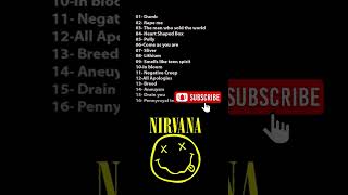 NIRVANA- Greatest Hits Full Album - Best Songs Of Nirvana Playlist 2025