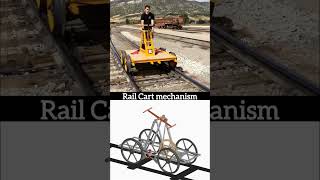 Rail Cart - Working Mechanism ✅ #caddesign #solidworks #railway #train #automobile #engineering