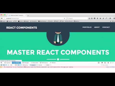 High Performance Applications with React and Redux - Sectioning our Site into components