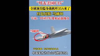 歼-35A正式亮相第15届中国航展。军事专家介绍，亮相航展，我国空军已同时拥有歼-20和歼-35A两款隐形战斗机。军事专家宋心之：“歼击美国F35！美国主力隐形战机F35在歼35A面前就是小菜一碟。