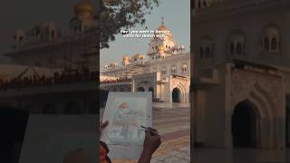 morning sketch at Bangla sahib #art