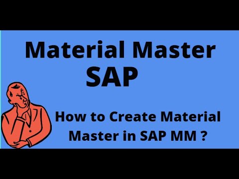 Material Master creation | SAP-MM | S/4 HANA | MM01 | MM02 | MM03