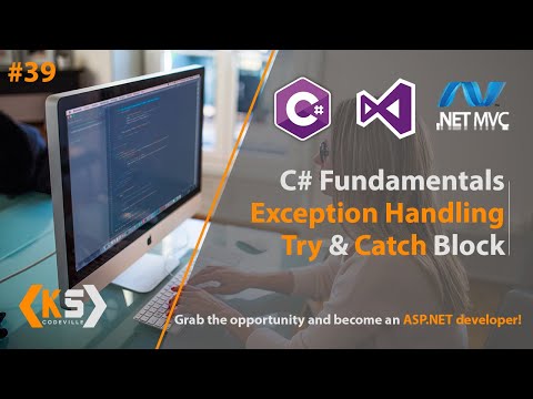 C# Exception Handling Tutorial | Try & Catch block in C# | Asp.Net Web Development Tutorial Part 39